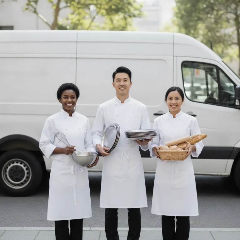 Catering team in Montreal
